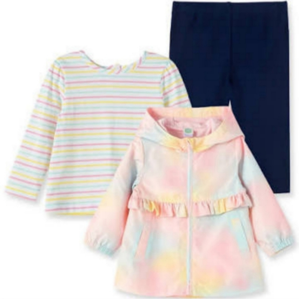 NWT Little Me Tie Dye Jacket Set Size 18M